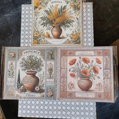 Lot de 3 affiches motif Provence